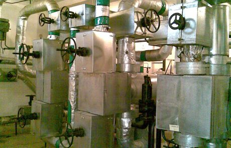 Complete reconstruction of heat transfer stations and replacement of hot-water pipelines