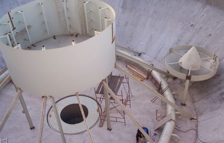 Installation of raw water clarification technology Installation of raw water clarification technology