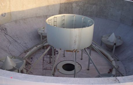 Installation of raw water clarification technology Installation of raw water clarification technology