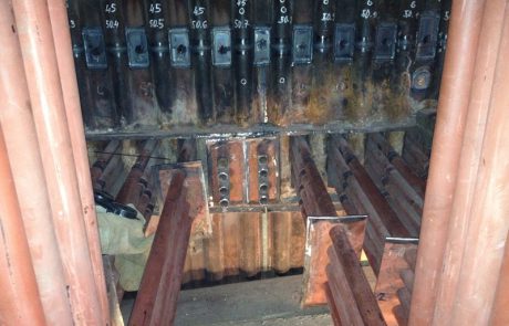 Replacement of the second stage and the superheater