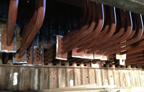 Replacement of the second stage and the superheater