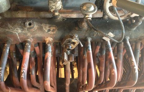 Replacement of the second stage and the superheater