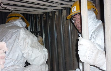 Replacement of the second stage and the superheater