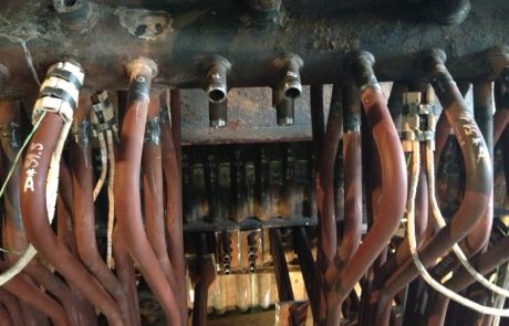 Replacement of the second stage and the superheater