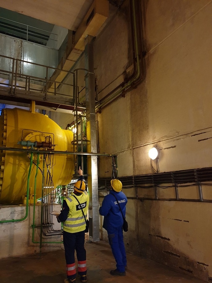 Potrubné rozvody sania a výtlaku čerpadiel prvého plnenia vodnej elektrárne Čierny Váh