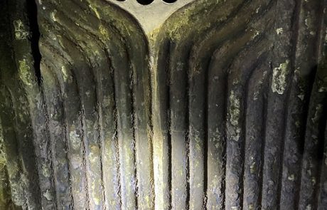 Replacement of the combustion chamber bottom of boiler K1