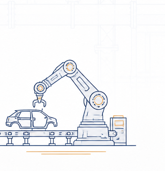 Ilustracia: automotive Ilustracia automobilovej vyroby