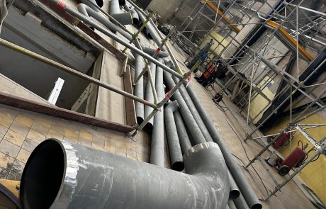 Dodávka a montáž hlavného parného potrubia, Eco Power Project, Ružomberok