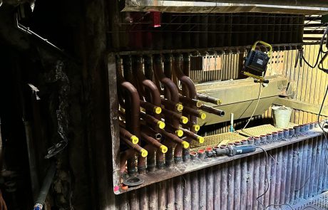 General overhaul of the bottom section and economizer of Steam boiler K3