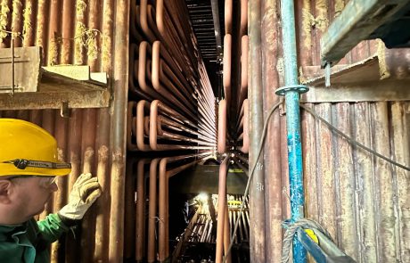 General overhaul of the bottom section and economizer of Steam boiler K3
