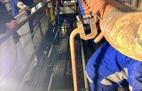 General overhaul of the bottom section and economizer of Steam boiler K3
