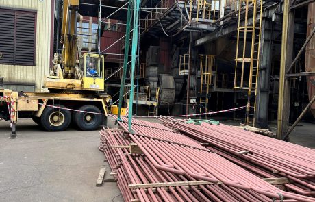 General overhaul of the bottom section and economizer of Steam boiler K3