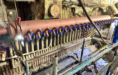 General overhaul of the bottom section and economizer of Steam boiler K3